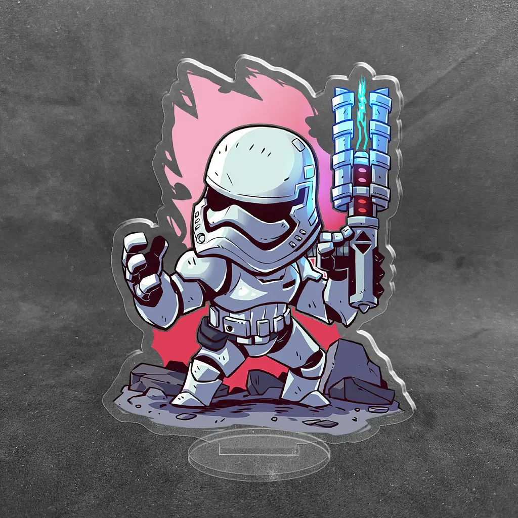 Акрилова колекційна фігурка Чібі Chibi Зоряні війни Star Wars - Штурмовик 10 см