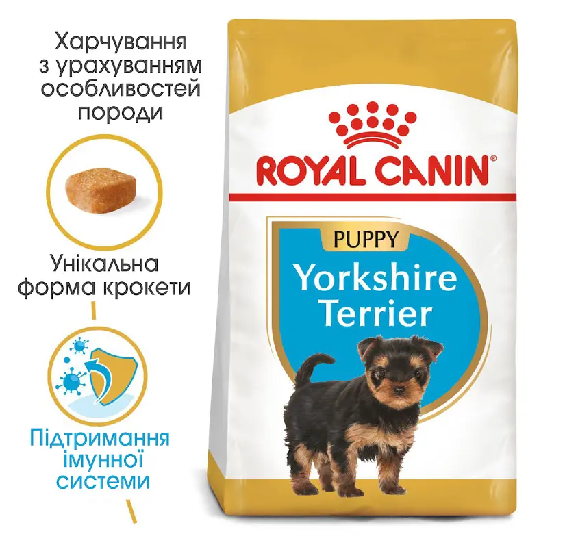 Сухий корм для цуценят йоркширських тер'єрів Royal Canin Yorkshire Terrier Puppy 500 г 39720051 - фото 5