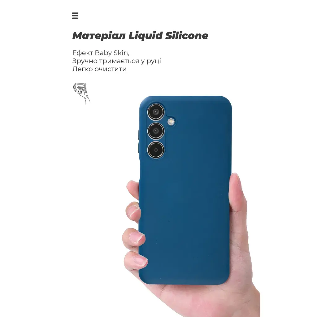 Чохол до мобільного телефона Armorstandart ICON Samsung M35 5G (M356) Camera cover Blue (ARM77973) - фото 7