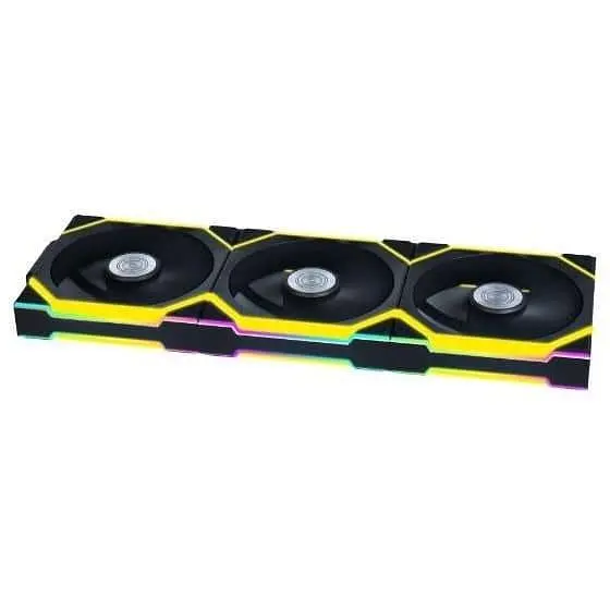 Комплект вентиляторів Lian Li Uni Fan SL Wireless 120 Reverse Blade 3 in 1 (G99.12RSL1W3B.00) Black - фото 5