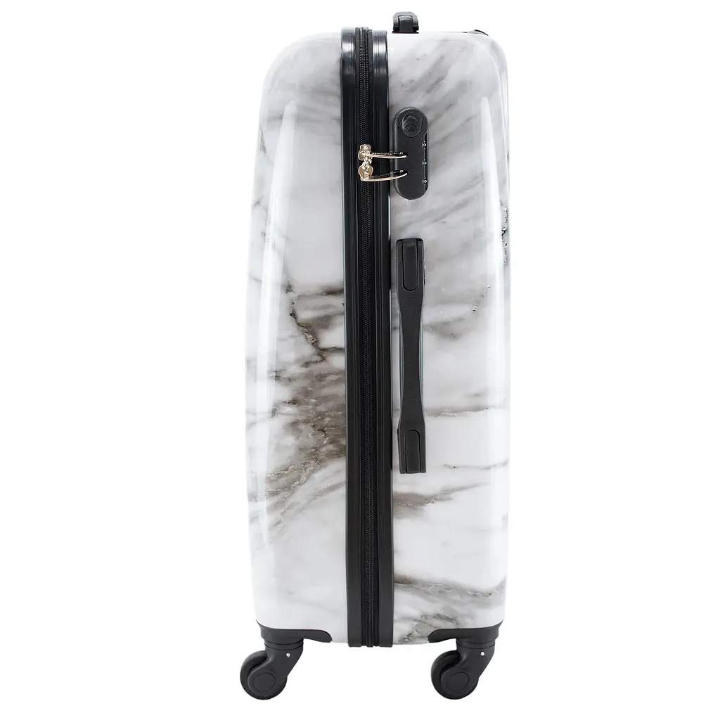Валіза середня Semi Line 24 дюйми (M) дюйми (M) Polycarbonate/ABS-Plastic White Marble (T5731-2) - фото 5