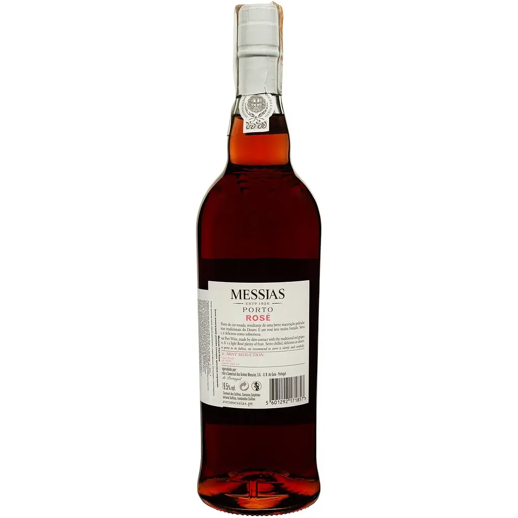 Портвейн Messias Porto Rose, рожевий, солодкий, 19,5%, 0,75 л - фото 2