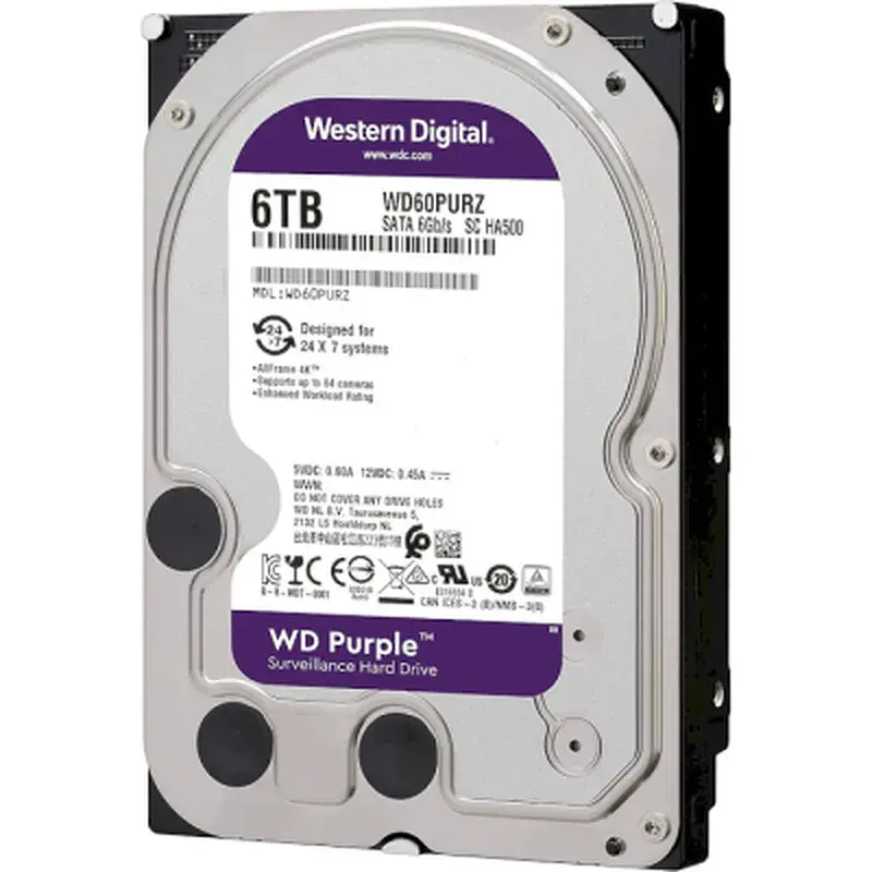 Жорсткий диск 3.5" 6TB WD (WD64PURZ) - фото 2