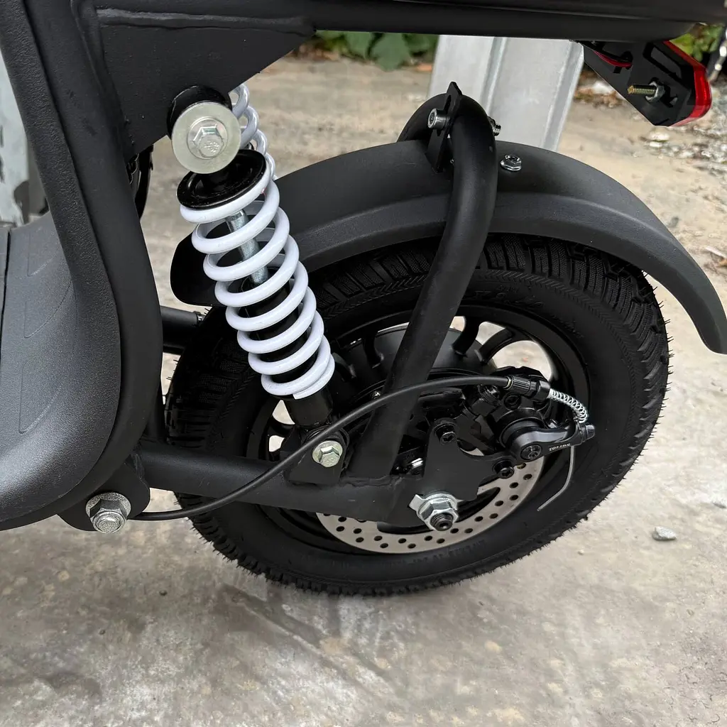 Электросамокат EVOBIKE Zen U12 MAX 2025 года черный | электросамокат с тремя фарами, корзинкой и багажником (модель 2025) - фото 10