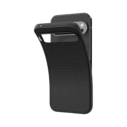 Чехол Spigen Liquid Air Matte Black для Pixel 9 Pro XL (ACS07716) - фото 3