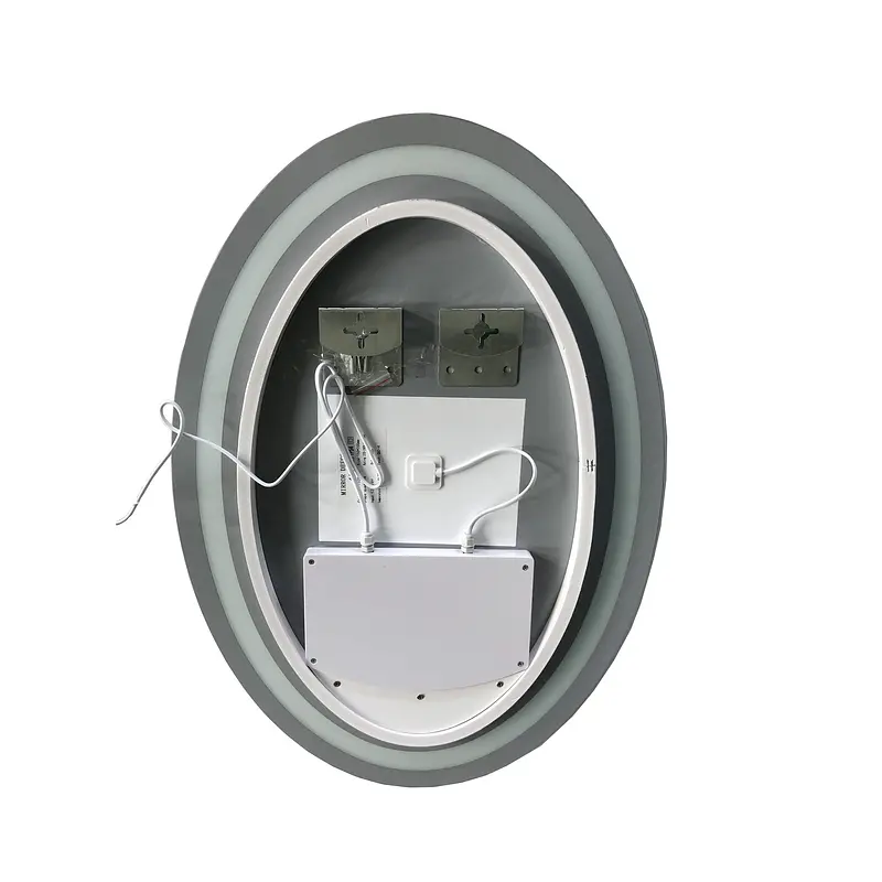 Дзеркало Zerix Fusion MV01-50x70 з LED Touch, Anti-fog, димером, регулятором яскравості ZX6067 - фото 4