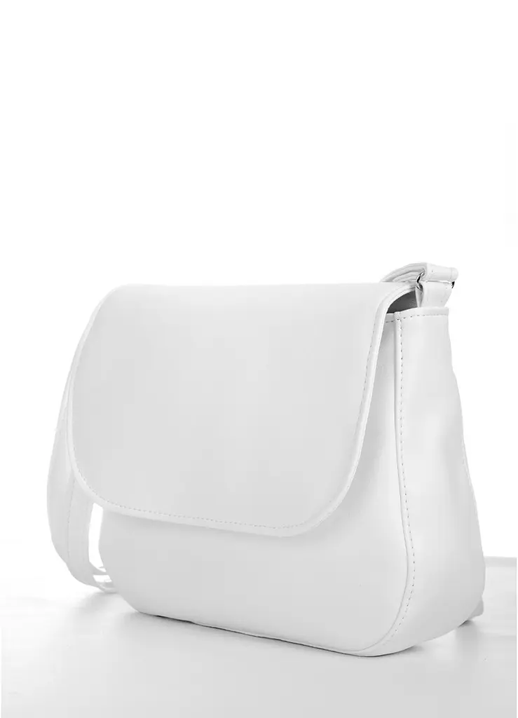 Сумка кросбоді Sambag Rose BZN білий 20 х 24 х 7 см (94000008) - фото 3