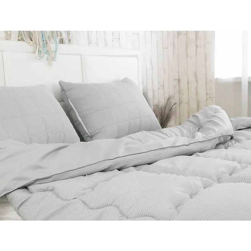 Ковдра силіконова Руно Soft Line 220х200 см сіра (322.52_Soft Line) - фото 7