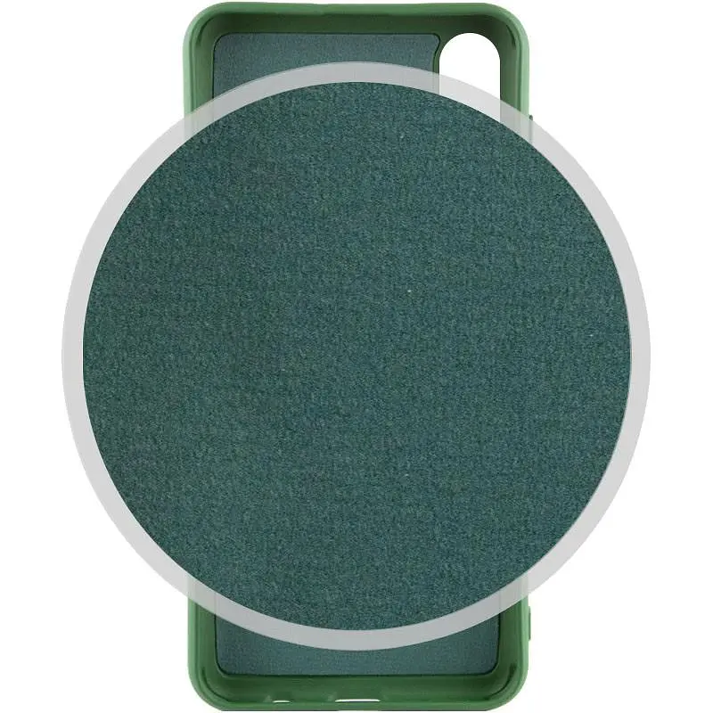 Чохол TPU GETMAN Liquid Silk для Samsung Galaxy A50 (A505F) / A50s / A30s Зелений / Dark green - фото 2