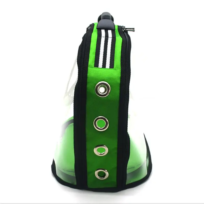 Сумка переноска для малых пород собак и кошек Капсула Zoo-hunt 25х42х32 см зеленая - фото 5