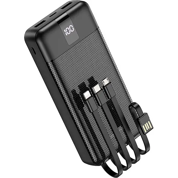 Зовнішній акумулятор Borofone BJ20A 20000mAh 15W Black [109496] - фото 2