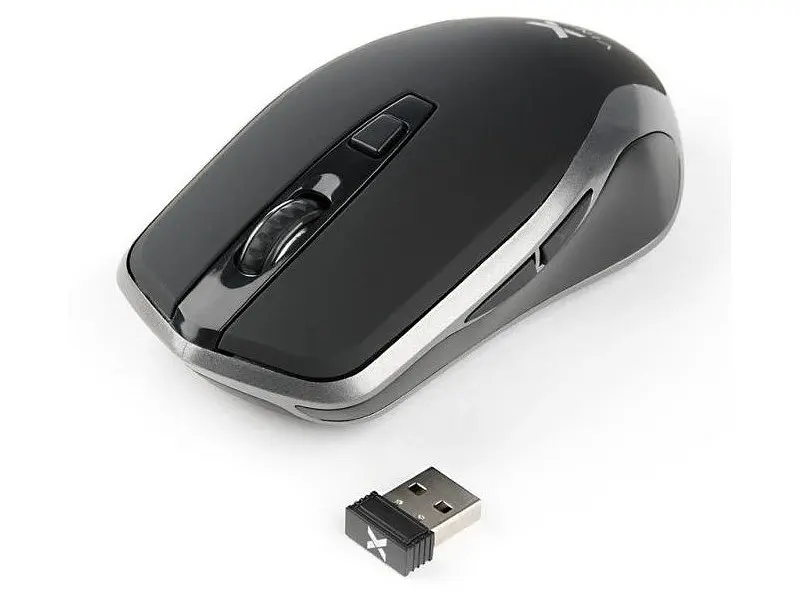 Миша Vinga MSW-909 Silent Black Grey - фото 4