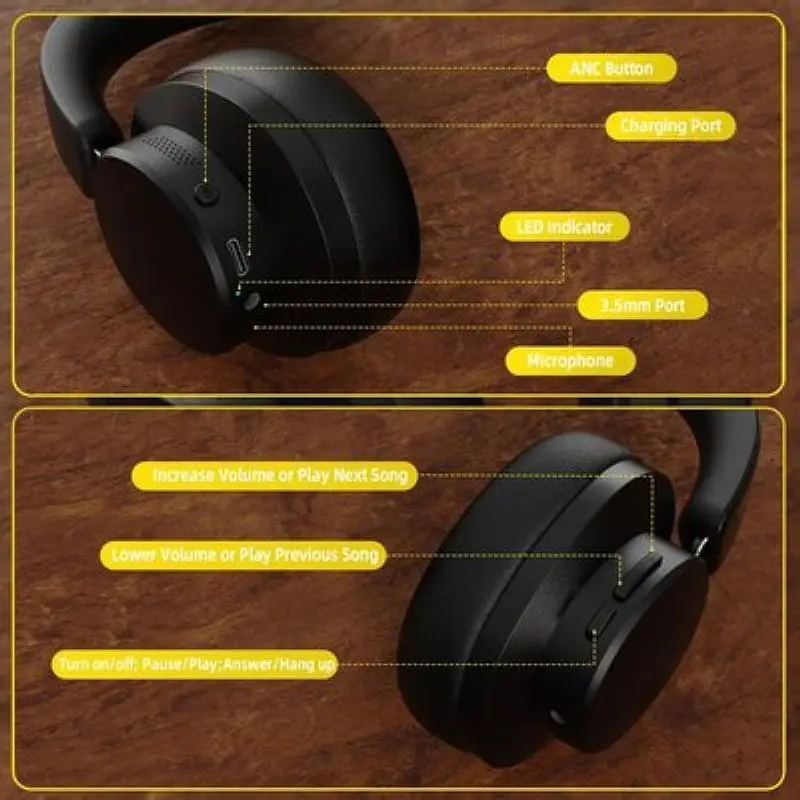 Навушники Attack Shark G500 Wireless (AS-G500-B) Black - фото 4