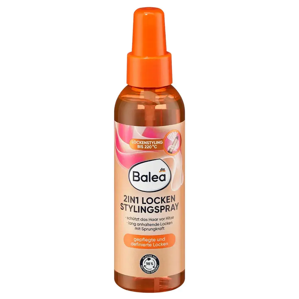 Спрей 2-в-1 для укладки кучерявого волосся Balea Curl Styling, 150 мл