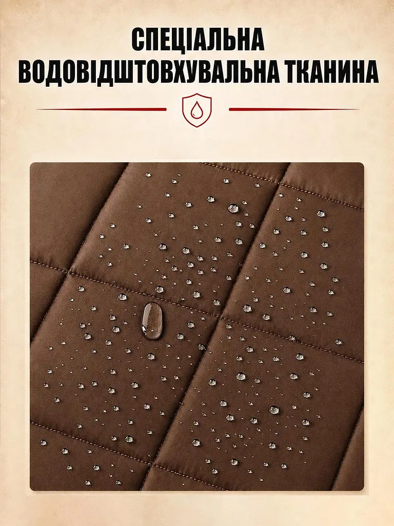 Тепла штора на двері (на магнітах) Коричнева PP 85*200 см - фото 6