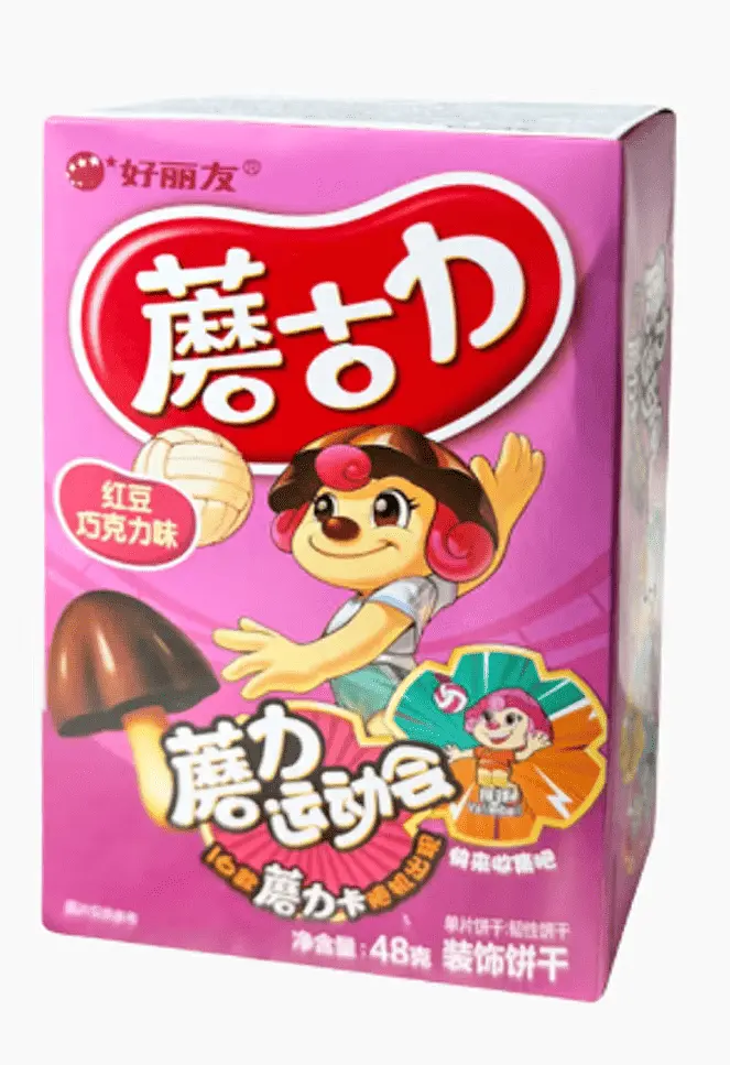 Печиво Orion Biscuit Red Bean and Chocolate Flavor 48г - фото 2