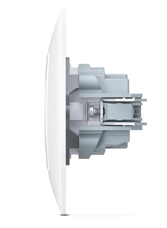 Розетка Titanium Standart одинарна із заземленням біла (TF-ST-SK1G-W) - фото 3