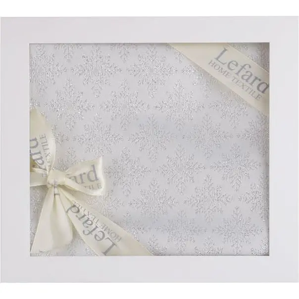 Ранер Lefard Home Textile Сніжинка гобеленовий зі срібним люрексом 40х100 см (812-012) - фото 3