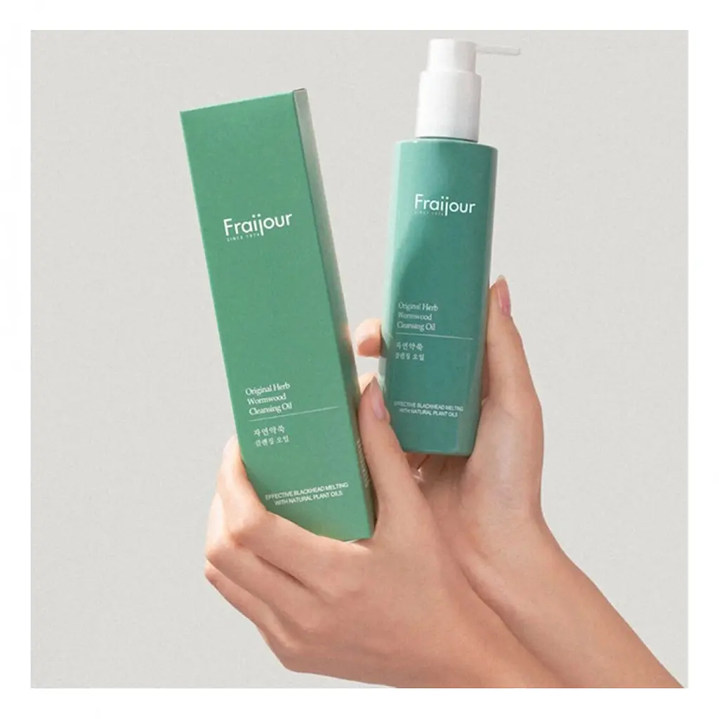 Гідрофільна олія для обличчя Original Herb Wormwood Cleansing Oil Fraijour 210 мл - фото 2