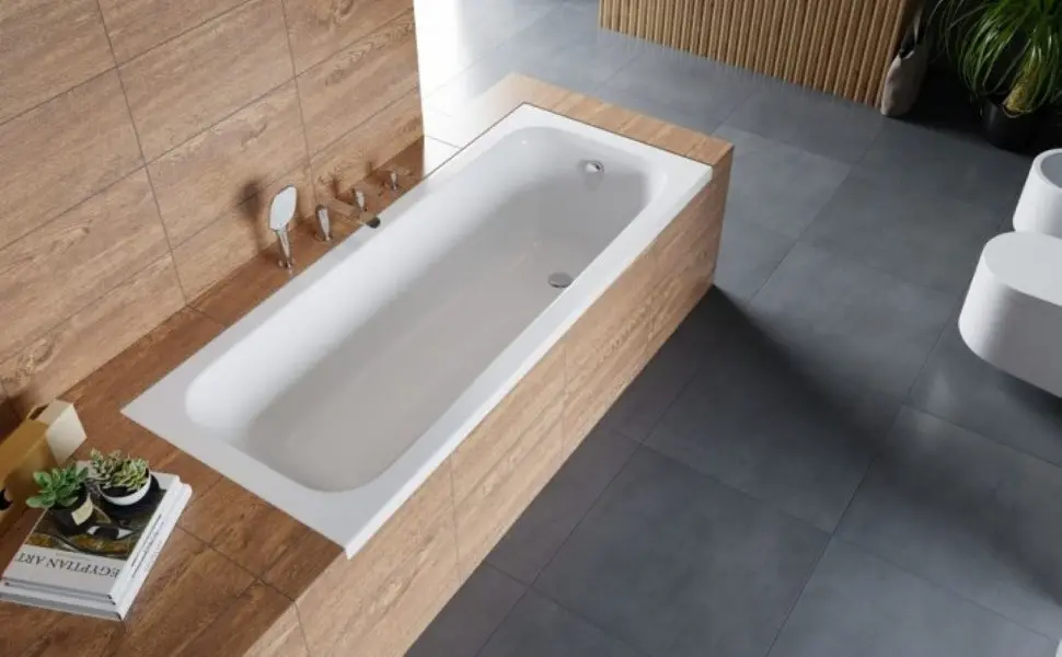 Ванна акрилова Radaway Mia Eco 140х70 пристінна з ніжками (WA1-55-140x070) - фото 3