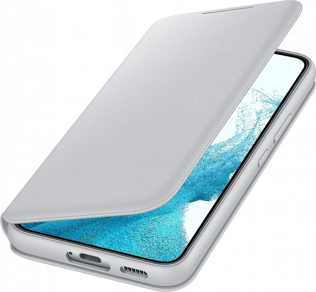 Чохол-книжка Smart LED Wallet View Cover SM-S901 для Samsung Galaxy S22 (6.1") Grey - фото 3