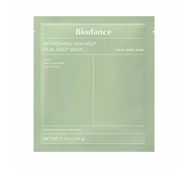 BIODANCE Refreshing Sea Kelp Real Deep Mask 34g Гідрогелева освіжаюча маска з морської водорості