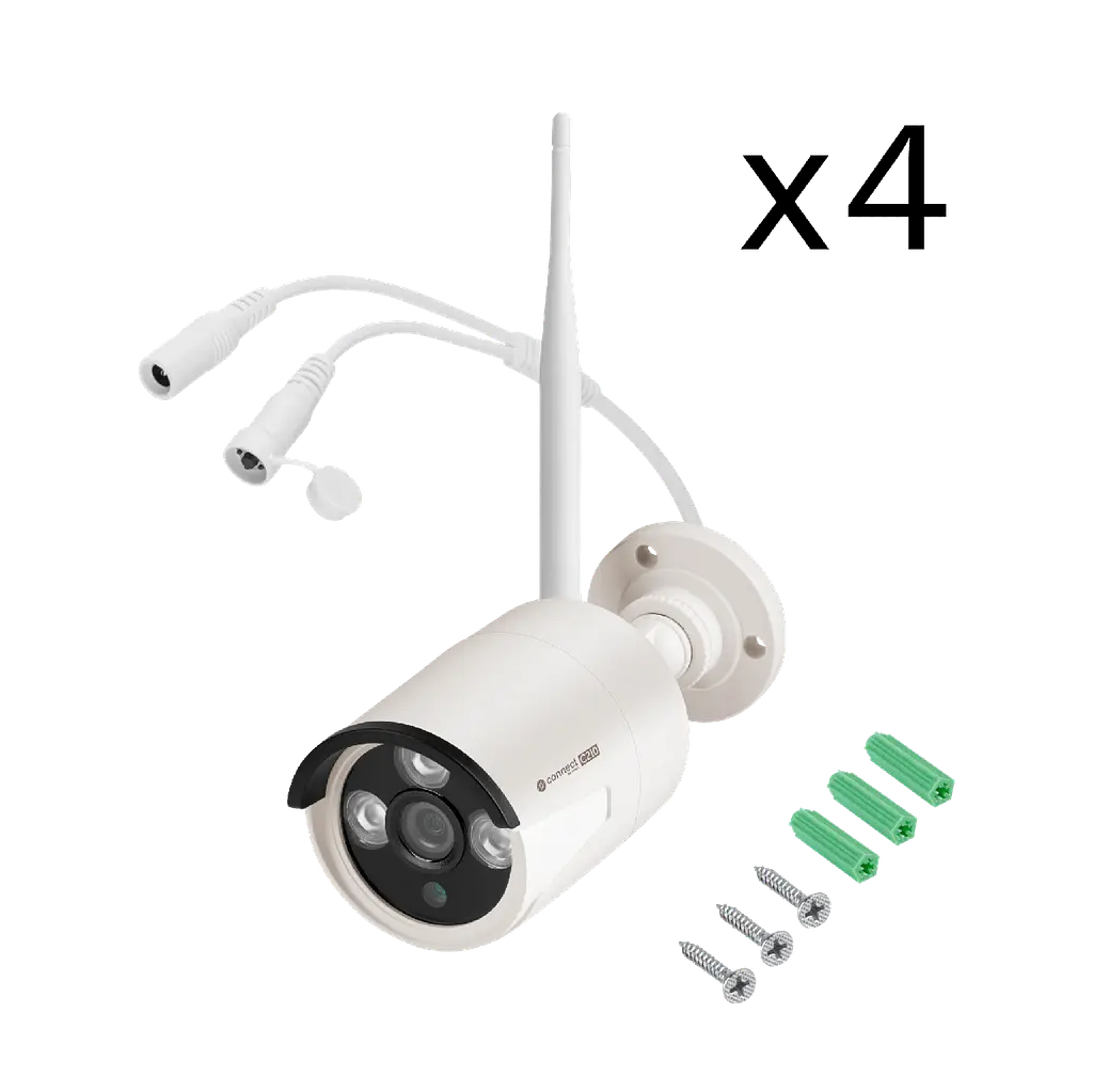 Комплект для видеонаблюдения Wi-Fi Kruger&Matz Connect C210 Tuya Full HD - фото 4