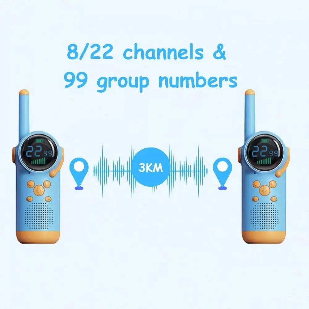 Рація DK Kids Walkie Talkie Rocket D22 Blue+Pink [136242] - фото 4