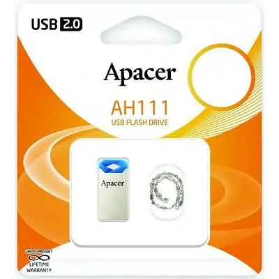 USB флеш накопитель Apacer 64GB AH111 Blue USB 2.0 (AP64GAH111U-1) - фото 6