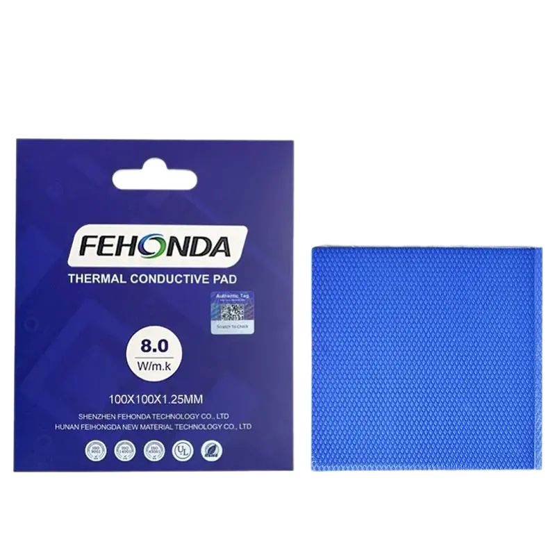 Термопрокладка Fehonda 100x100x1.25mm (8W/m*k) (18674)