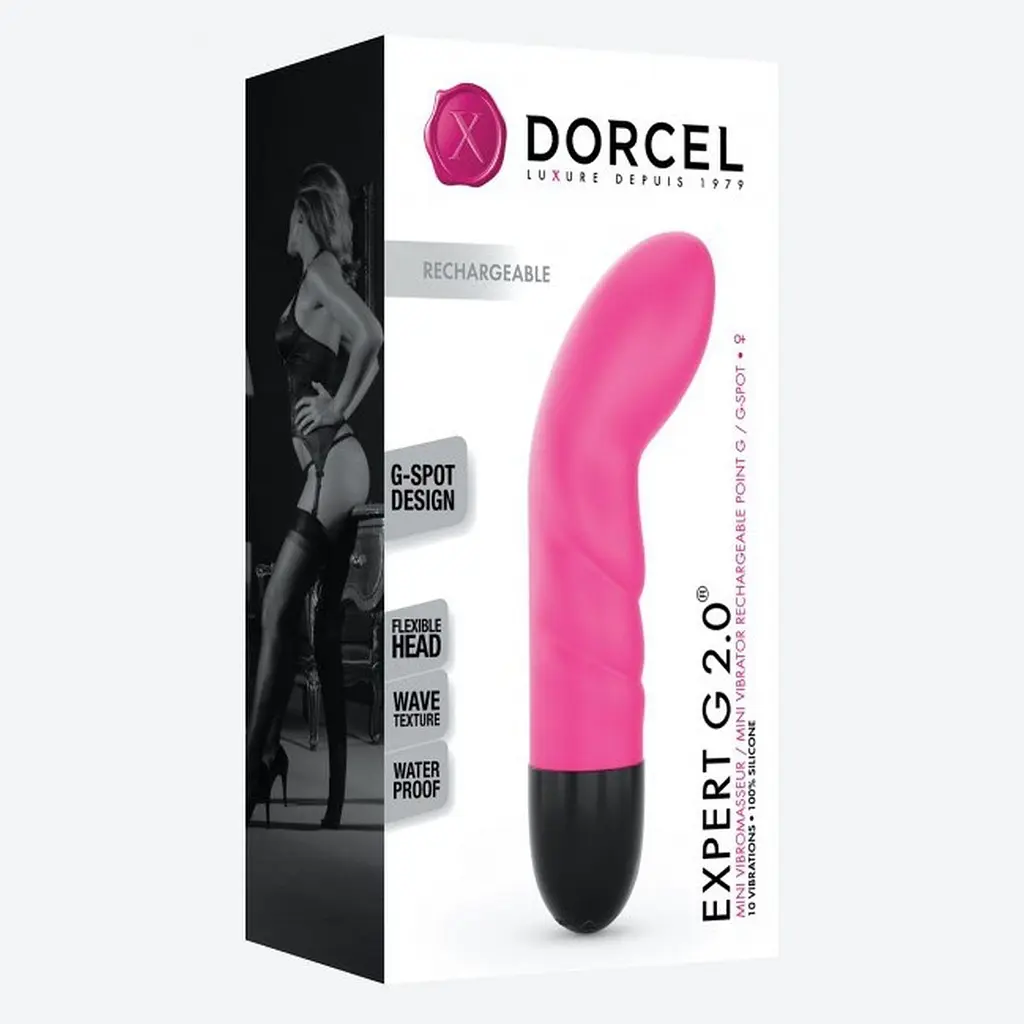 Вибратор для точки G Dorcel Expert G 2.0 15 см розовый - фото 8