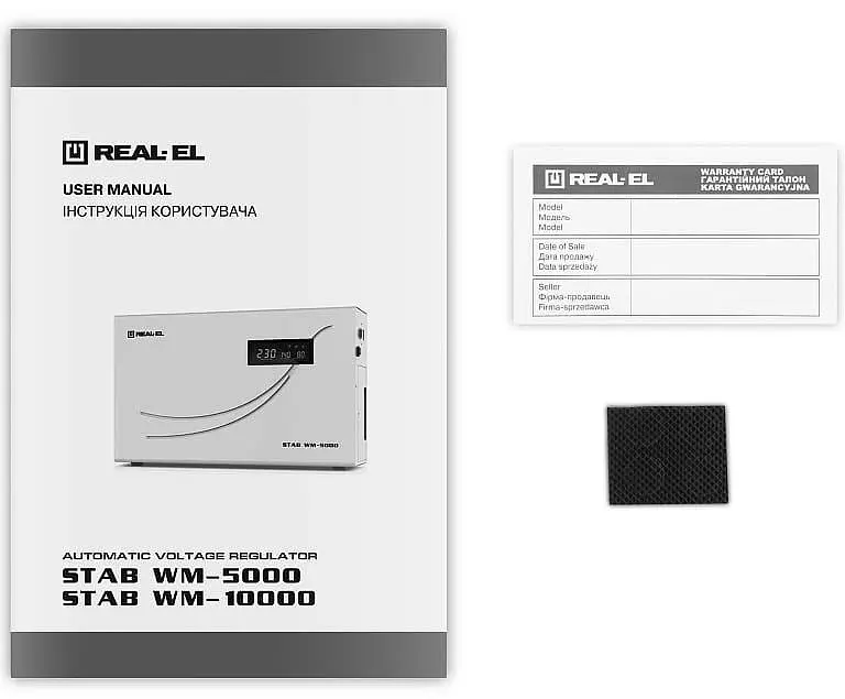 Стабілізатор напруги Real-EL Stab WM-5000 4000 Вт (EL122400014) - фото 9