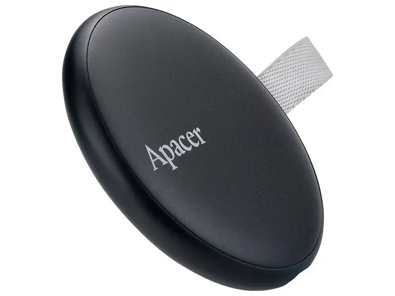 SSD-накопичувач Apacer Magnetic Portable AS725 1 TB Black (AP1TBAS725B-1) - фото 2