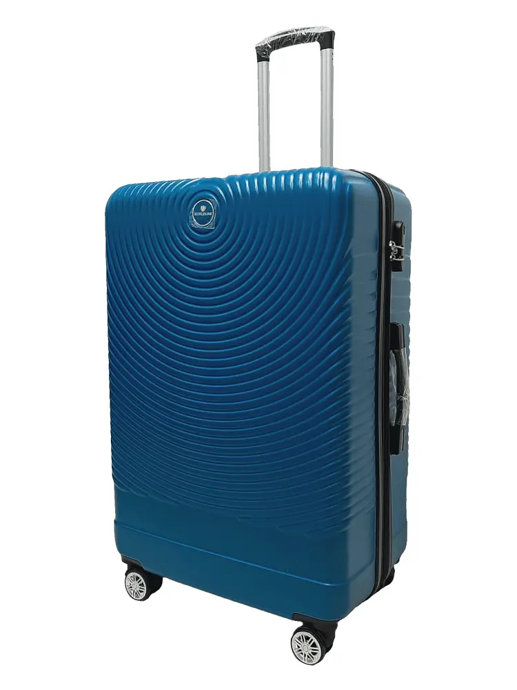 Валіза велика L ABS-пластик Worldline Airtex 652 78×52×34см 128л Синій - фото 2