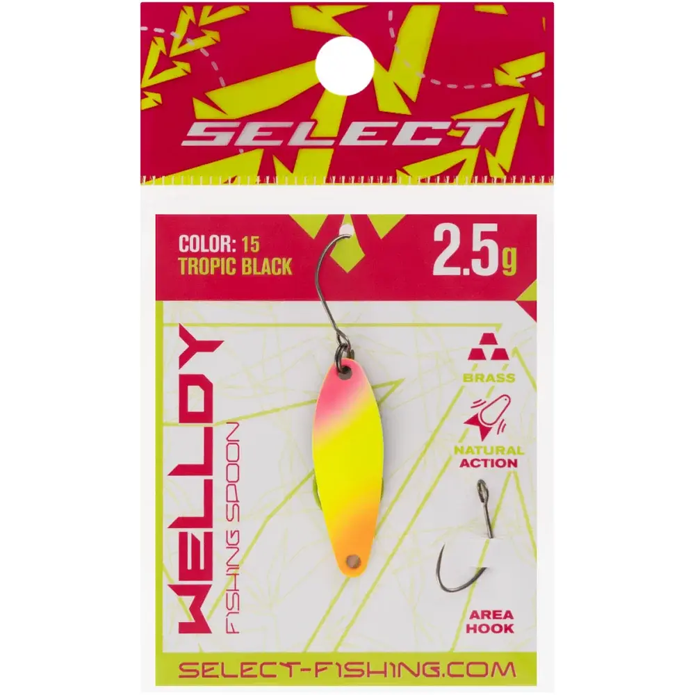 Блесна Select Welldy 2.5g 31mm #15 Tropic Black - фото 2