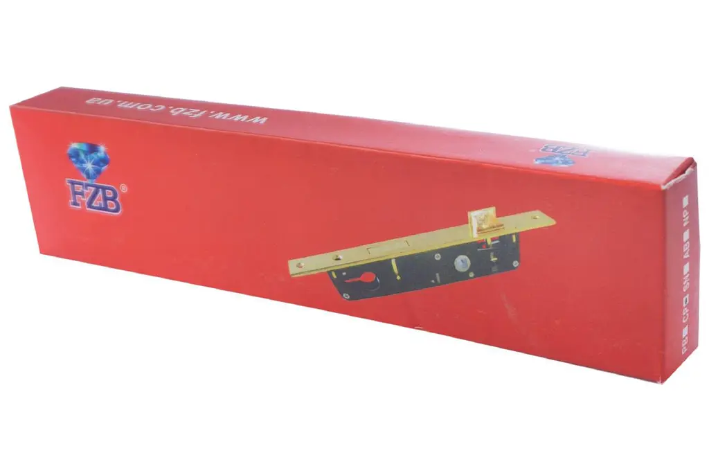 Замок врізний дверний механізм під циліндр FZB 85 x 25 мм CP - фото 5