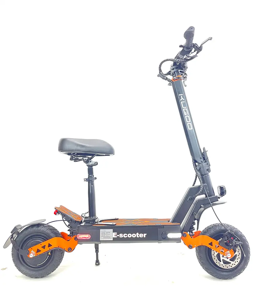 Электросамокат Kugoo E-scooter Двухмоторный с сиденьем (4000W, 48V, 24Ah) - фото 3