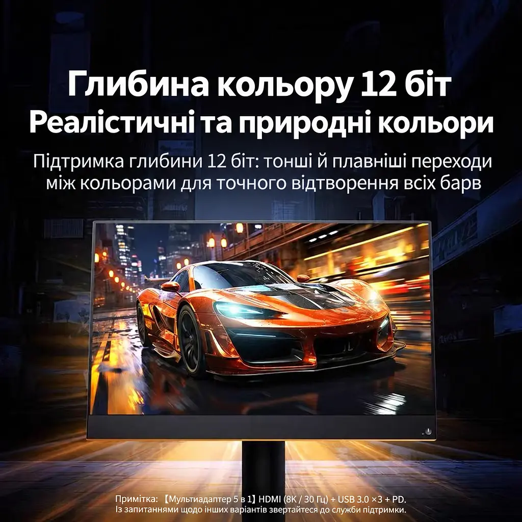 Док-станція USB-C UGREEN CM500 хаб 3 USB-A 3.0 для даних HDMI 2.1 до 8K 30 Гц сірий (25101) - фото 7