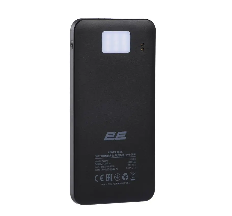Повербанк Powerbank Solar 2E PB814-Solar 8000mAh сонячна підзарядка - фото 7