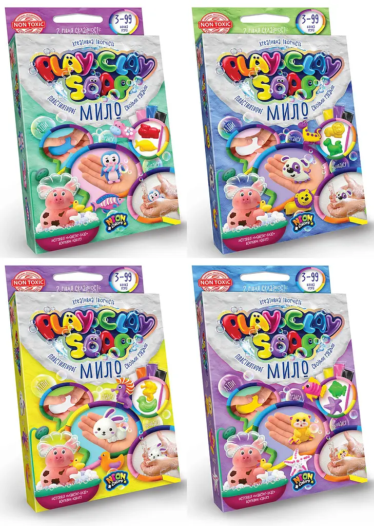 Набір творчості Пластилінове мило Play Clay Soap малий, укр, Danko Toys - фото 5