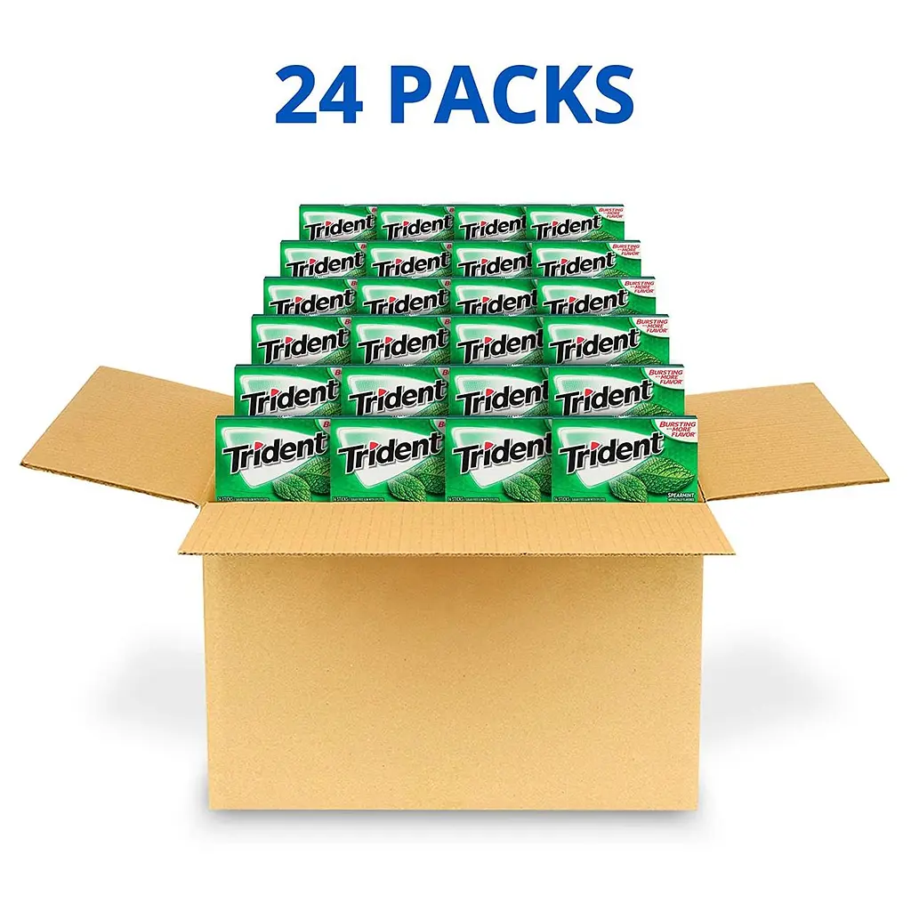 Жуйки Trident spearmint 14 sticks - фото 5