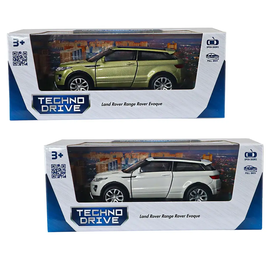 Автомодель - LAND ROVER RANGE ROVER EVOQUE (білий, зелений) - фото 5