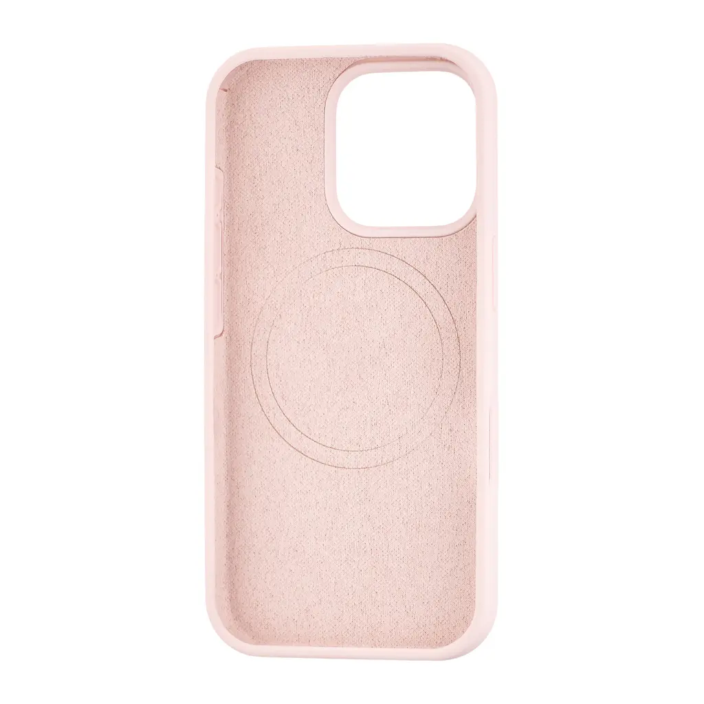 Чохол Silicone Case Full Cover with MagSafe iPhone 16 Pro Pink Sand - фото 2