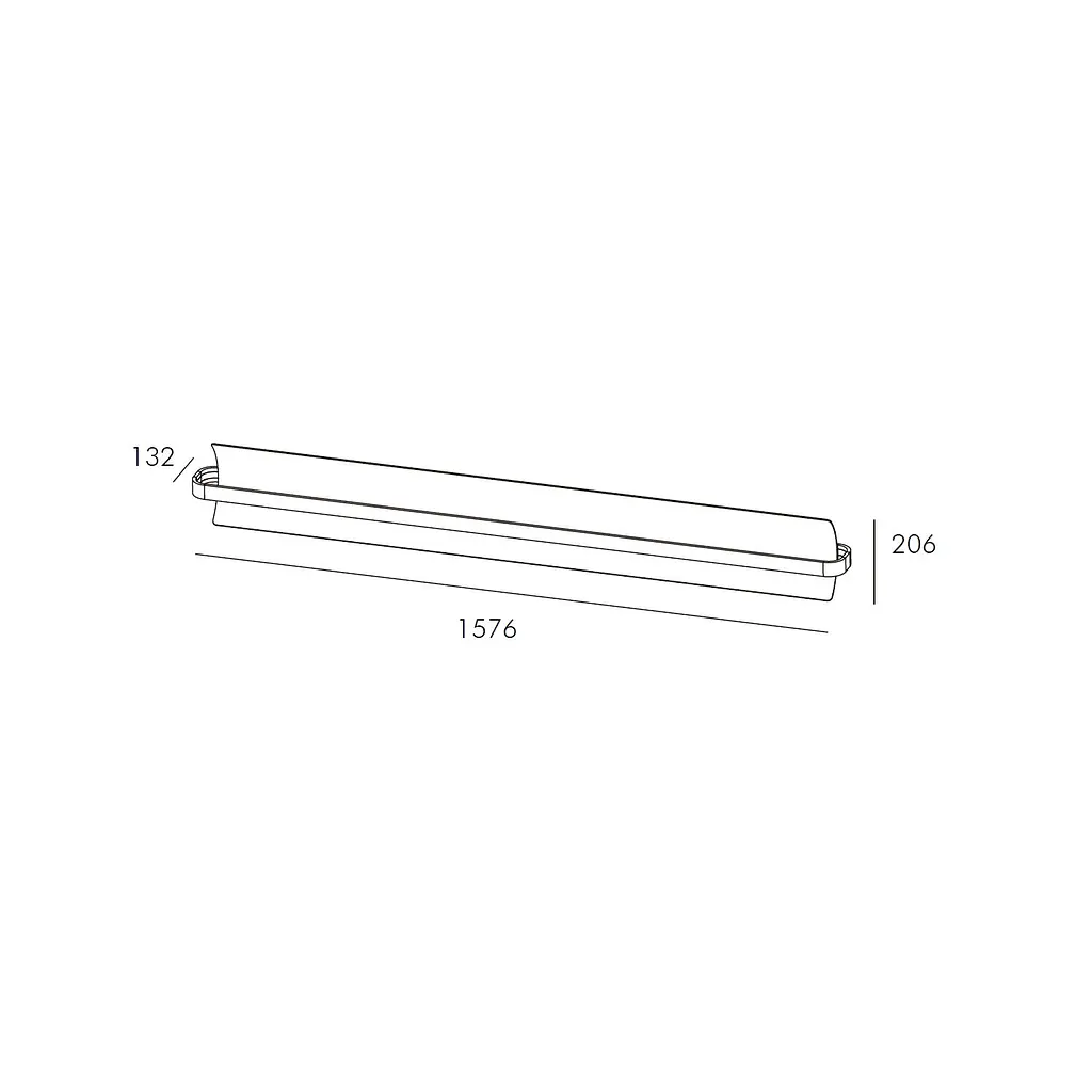 Настенный светильник Skarlat RWLB170 35W WH|BK 4000K - фото 2