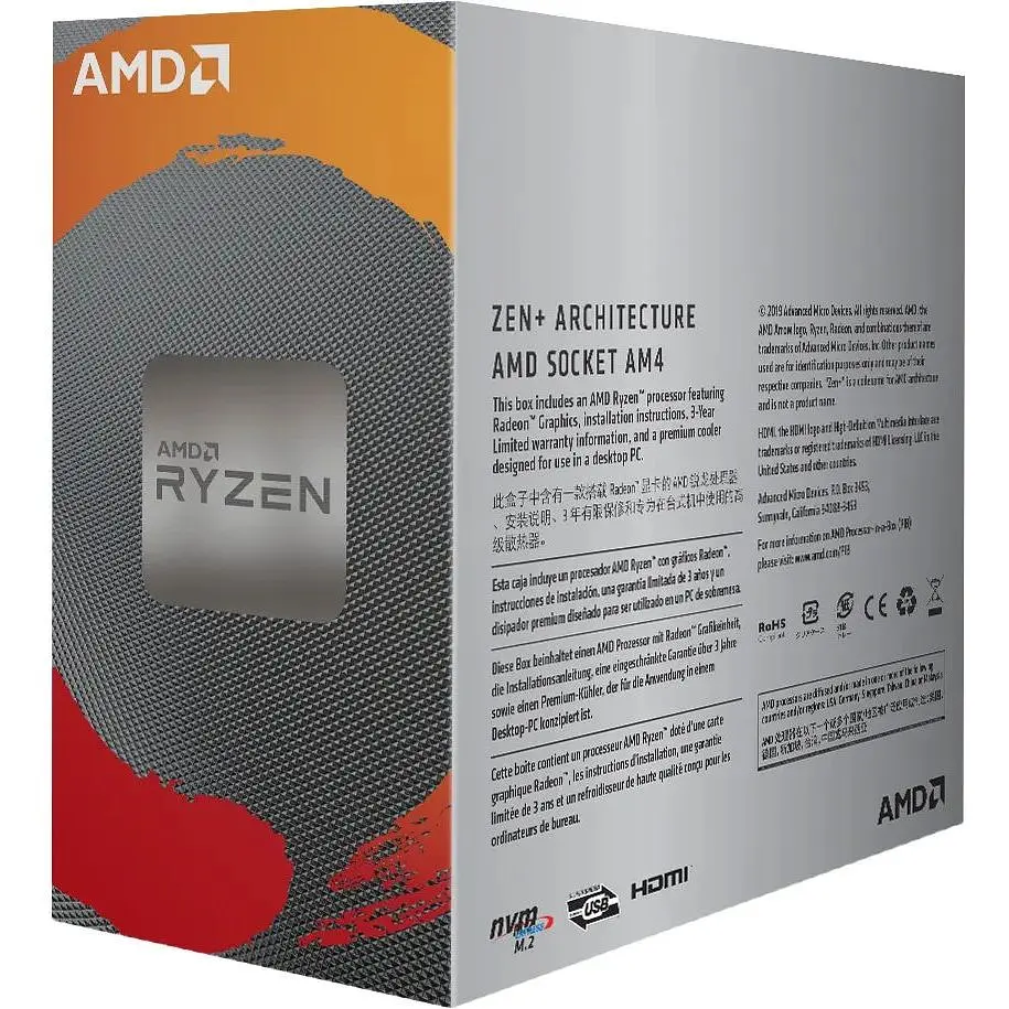 Процесор AMD Ryzen 3 3200G 3.6GHz sAM4 Box (YD3200C5FHBOX) - фото 3