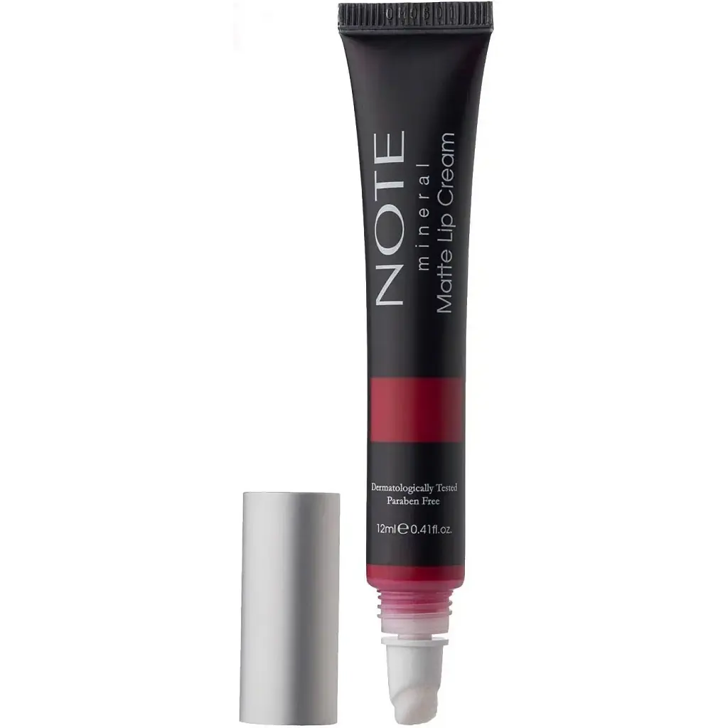 Матовий крем для губ Note Cosmetique Mineral Lip Cream відтінок 06 Go Red 12 мл - фото 2