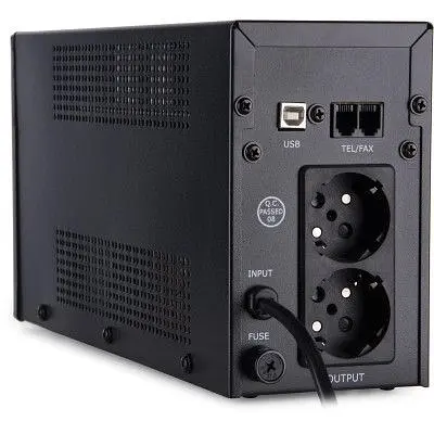 Пристрій безперебійного живлення Vinga LED 800VA metal case with USB (VPE-800MU) - фото 5