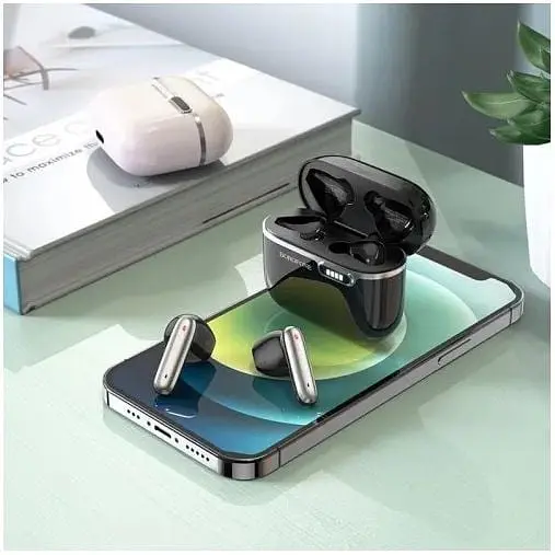 Навушники Borofone Leisure True Wireless BT Headset BW12 Bluetooth зелені - фото 5