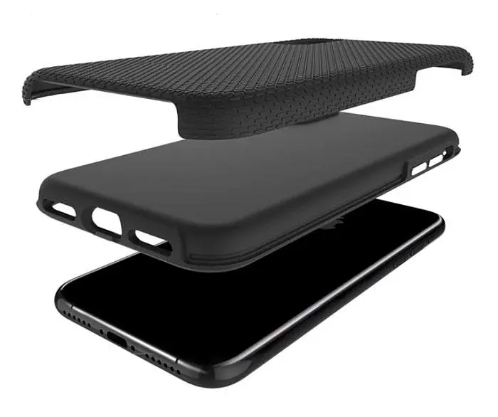 Протиударний чохол Primo Gibrid Armor для Apple iPhone 12 Pro Max Black - фото 3