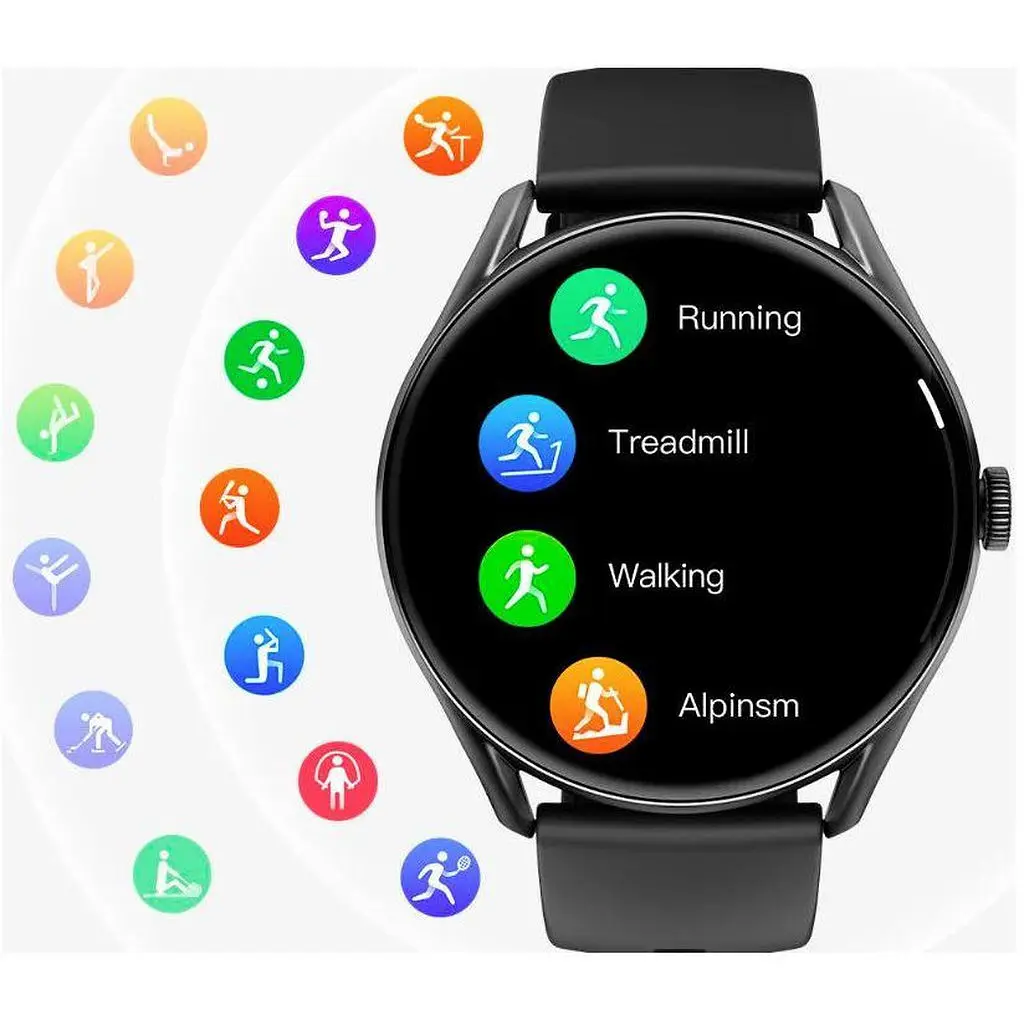 Смарт годинник Xiaomi QCY Watch GT чорний - фото 3